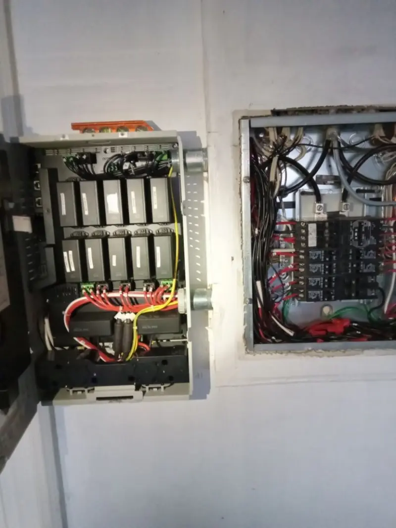 Electrical panel upgrade completed for Security Camera Wiring in Schenectady